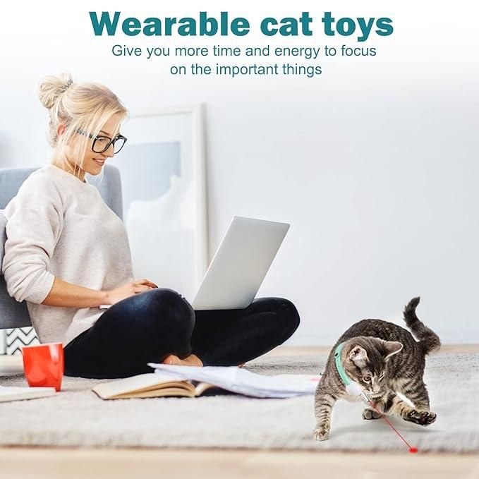 Automatic Pet Laser Collar – Keep Your Pet Active & Happy
