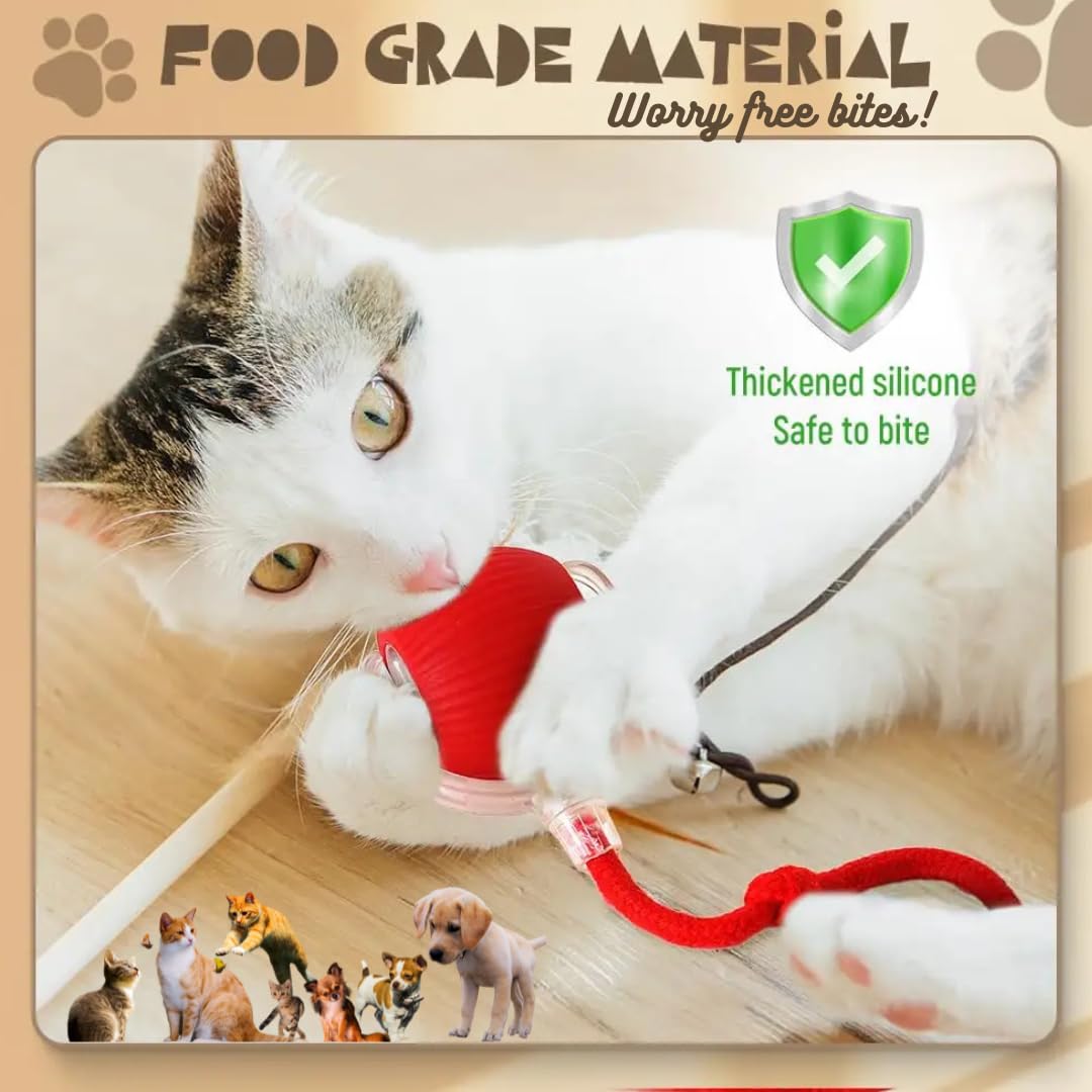 Interactive Ball Toy with Tail – Keep Pets Active & Entertained!