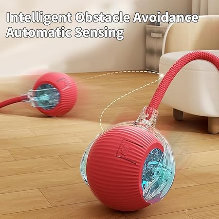 Interactive Ball Toy with Tail – Keep Pets Active & Entertained!