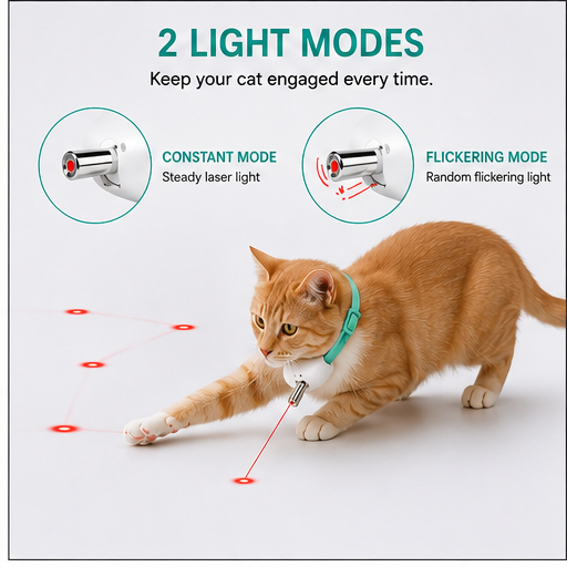 Automatic Cat Laser Collar – Keep Your Cat Active & Happy