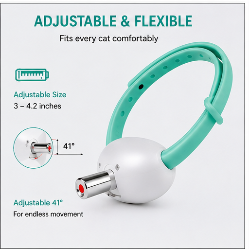 Automatic Cat Laser Collar – Keep Your Cat Active & Happy